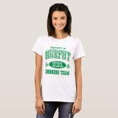 Murphy Irish Drink Team T-shirt (Voorkant volledig)