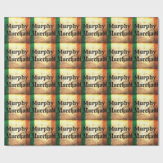 Murphy Irish Flag Cadeaupapier (Vlak)