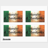 Murphy Irish Flag Rechthoekige Sticker (Vel)