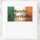 Murphy Irish Flag Rechthoekige Sticker (Tas)
