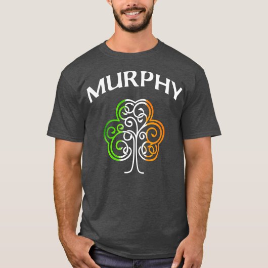 Murphy Irish Shamrock St Patricks Day T-shirt (Voorkant)