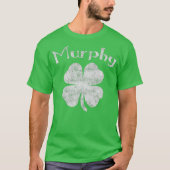  Murphy Irish Shamrock St Pattys Day T-shirt (Voorkant)