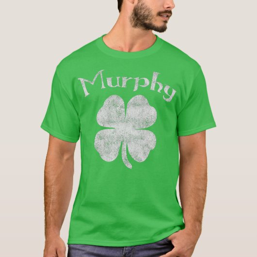 Murphy Irish Shamrock St Pattys Day T-shirt (Voorkant)