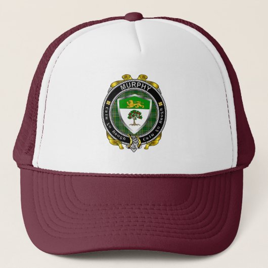 Murphy Irish Shield Trucker Hat Pet (Voorkant)