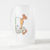 Murphy Irish Skull Matglas Bierpul (Voorkant links)