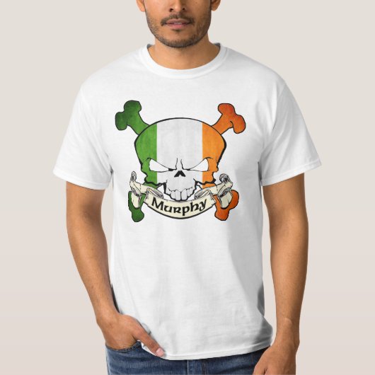Murphy Irish Skull T-shirt (Voorkant)