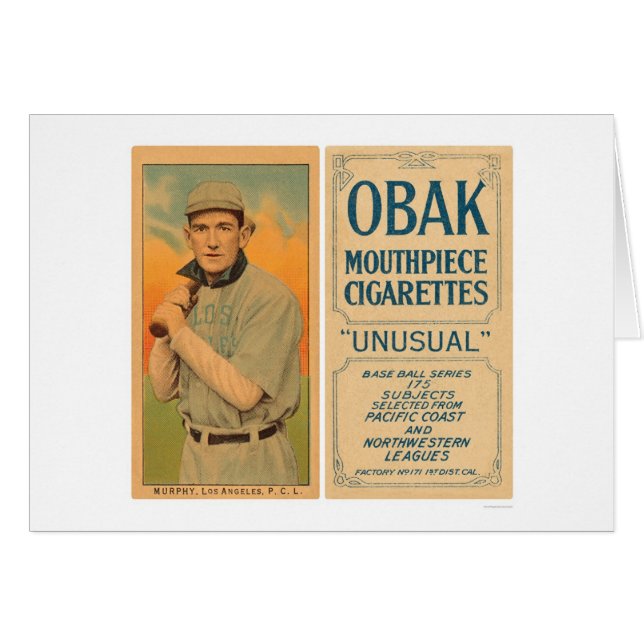Murphy Los Angeles Baseball 1910 (Voorkant Horizontaal)