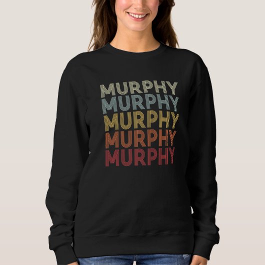 Murphy Missouri Murphy MO Retro Vintage Text Trui (Voorkant)