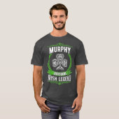 Murphy naam St Patricks Day Ierse legende T-shirt (Voorkant volledig)