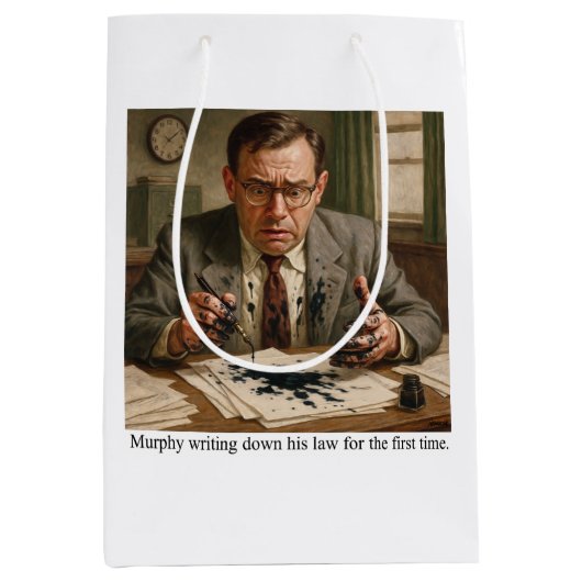 Murphy schrijft voor het eerst de wet op medium cadeauzakje (Voorkant)