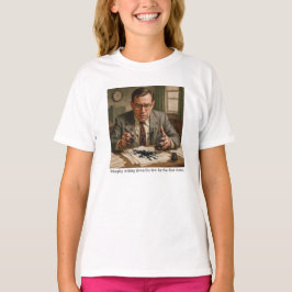 Murphy schrijft voor het eerst de wet op t-shirt
