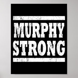 MURPHY Sterke Squad Familie Reünie Achternaam Team Poster