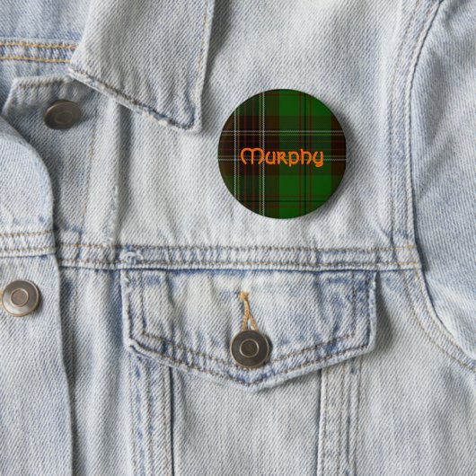 Murphy Tartan Button (In situ)