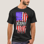 Murphy USA vlag Achternaam Achternaam Proud Gift T-shirt (Voorkant)