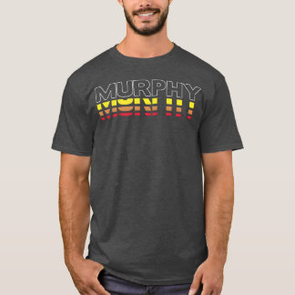 Murphy voornaam grappige vintage zonsondergang Mur T-shirt