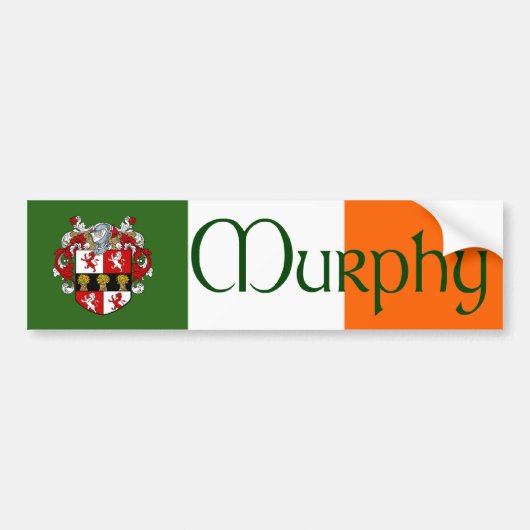 Murphy wapenschild Bumpersticker (Voorkant)