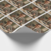 Murphy writing down his law for the first time. cadeaupapier (Hoek)