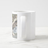 Murphy zit in het log hondenliefhebbers spel grote koffiekop (Achterkant)