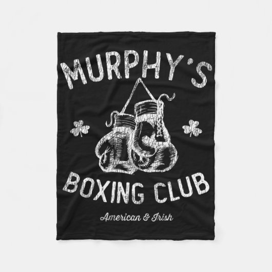 Murphy's Boxing Club - Amerikaanse bokser Fleece Deken (Voorkant)
