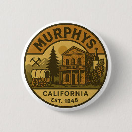 Murphy's California  Embleem Ronde Button 5,7 Cm