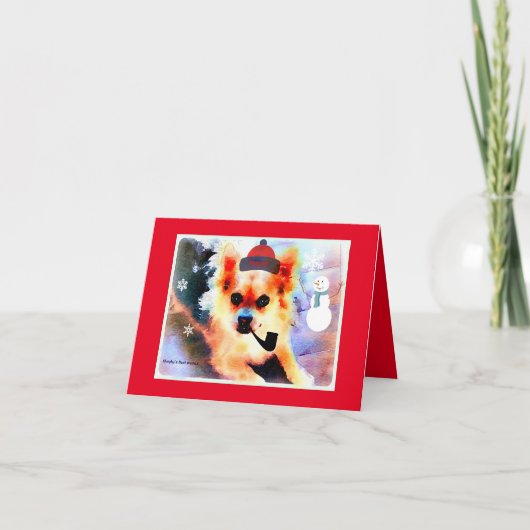Murphy's Portrait Holiday Note-Kaart Feestdagen Kaart (Voorkant)