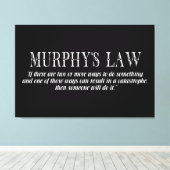 Murphy's wet canvas afdruk (Insitu (Houten vloer))