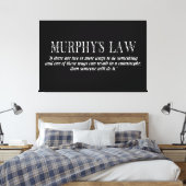 Murphy's wet canvas afdruk (Insitu (Slaapkamer))