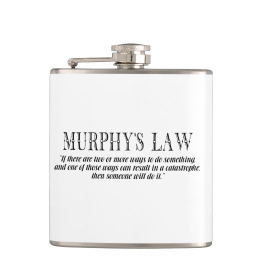 Murphy's wet heupfles (Voorkant)