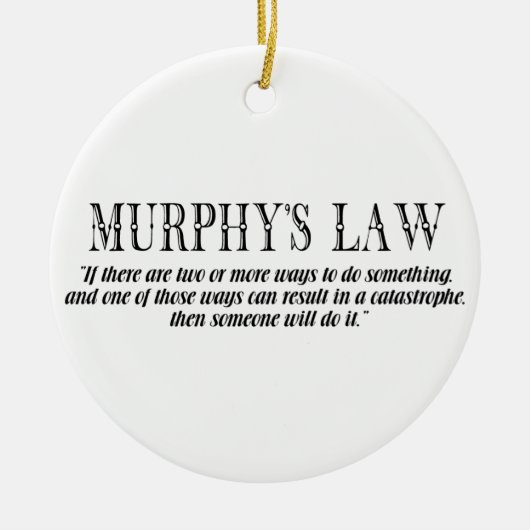 Murphy's wet keramisch ornament (Voorkant)