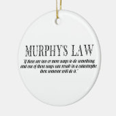 Murphy's wet keramisch ornament (Links)