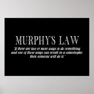 Murphy's wet poster