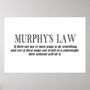 Murphy's wet poster