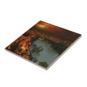 Murray Australia Sunset, Ceramic Tegel Tegeltje (Zijkant)