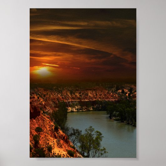 Murray Australia Sunset, Poster (Voorkant)