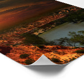 Murray Australia Sunset, Poster (Hoek)