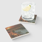 Murray Australia Sunset, Stone Onderzetter (Zijkant)