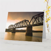 Murray Bridge Reuzen Verjaardagskaart Zuid-Austral Kaart (Gele Bloem)