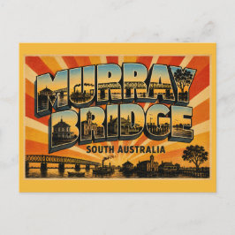 Murray Bridge Zuid-Australië Historische Riviersta Briefkaart