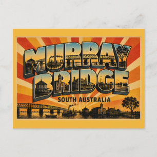 Murray Bridge Zuid-Australië Historische Riviersta Briefkaart