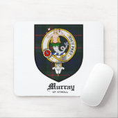 Murray Clan Crest Badge Tartan Muismat (Met muis)