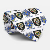 Murray Clan Crest & Murray Coat of Arms Stropdas (Opgerold)