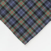Murray Clan Lichtblauw en Groen Oud Tartan Fleece Deken (Hoek)