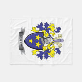 Murray Coat of Arms Fleece Deken (Voorkant (Horizontaal))