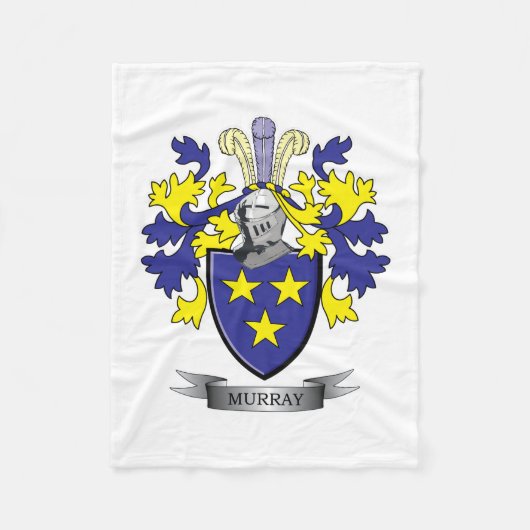 Murray Coat of Arms Fleece Deken (Voorkant)