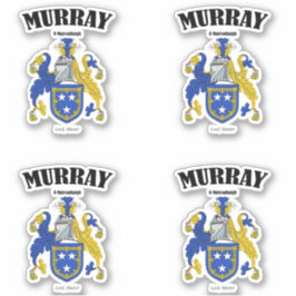 Murray Crest Ierse vertaling en betekenis (x4) Sticker