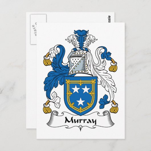 Murray Family Crest Briefkaart (Voorkant / Achterkant)