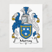Murray Family Crest Briefkaart (Voorkant)