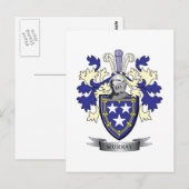 Murray Family Crest Coat of Arms Briefkaart (Voorkant / Achterkant)
