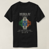 Murray Family Ireland achternaam Ierse vlag shamro T-shirt (Design voorkant)
