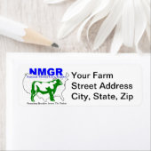 Murray grijs NMGR adreslabel Etiket (Insitu)